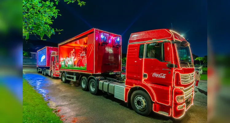 Caravana de Natal da Coca-Cola passa por PG nesta sexta