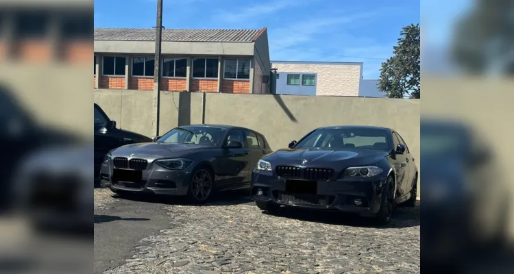 Carros foram recolhidos no pátio da Polícia Civil