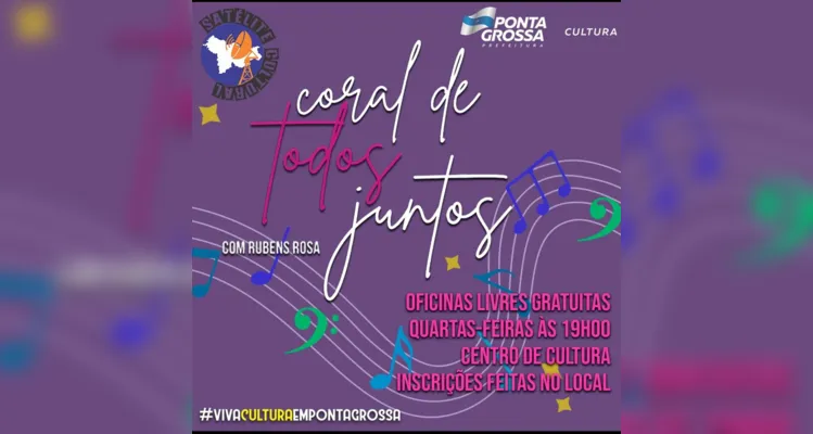  Coral de Todos Juntos, Coro Cênico e Coral 50+.