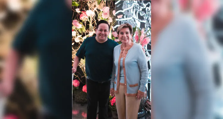 Rômulo Cury e a prefeita Elizabeth Schmidt.