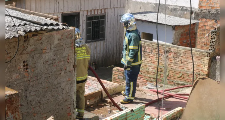 Incêndio foi registrado na tarde desta terça-feira (30), em Ponta Grossa.