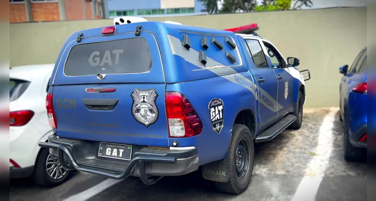 Agentes da Guarda Civil Municipal estiveram realizando a ocorrência.