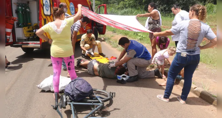 Acidente aconteceu na tarde desta quinta-feira (04)