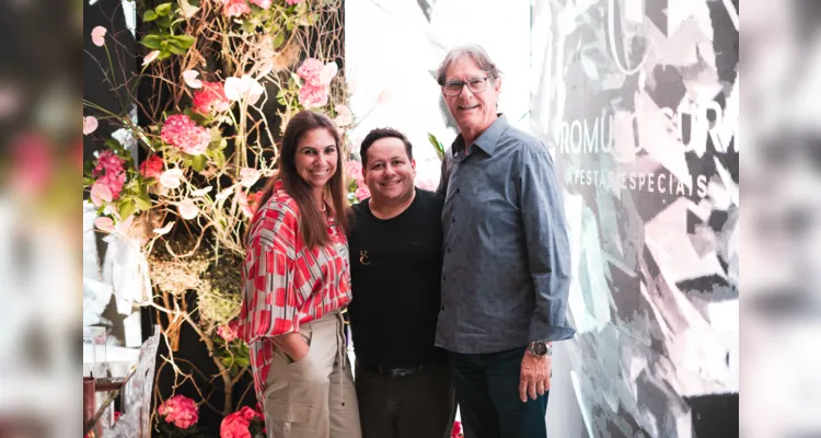 Patricia Gorte, Rômulo Cury e Edilson Gorte.