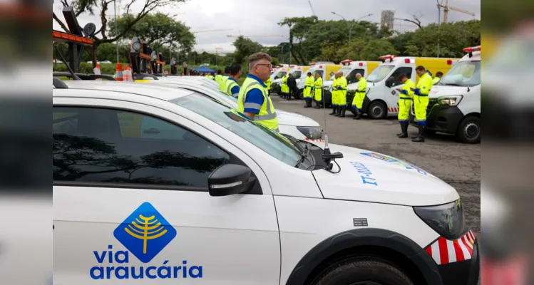 Ao todo, são 37 viaturas que estarão operando nas estradas do Paraná.