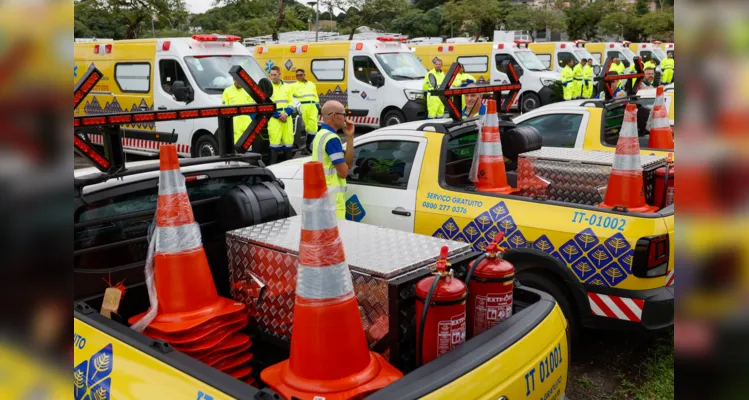 Vários equipamentos estarão sendo utilizados pela Via Araucária.