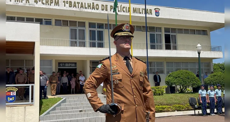 Tenente-coronel Dias assume o comando do 1º BPM em Ponta Grossa