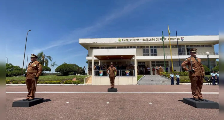 Tenente-coronel Dias assume o comando do 1º BPM em Ponta Grossa