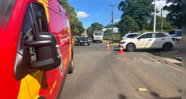 Equipe do Siate esteve no local, mas não houve feridos.