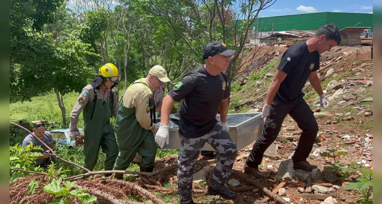 Bombeiros encontraram o corpo de João Gilmar do Prado às 11h50 desta terça-feira (26)