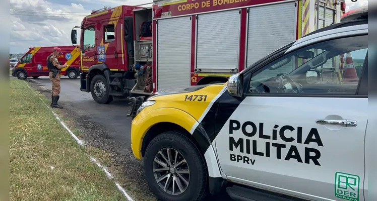 A Polícia Rodoviária Estadual esteve no local realizando teste de etilômetro no motorista no carro e o resultado deu negativo. 