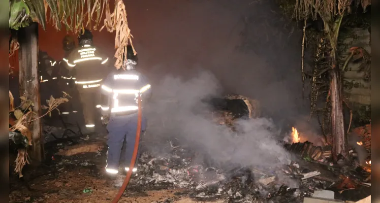 Casa de catadores pega fogo pela segunda vez no 'São Gabriel'