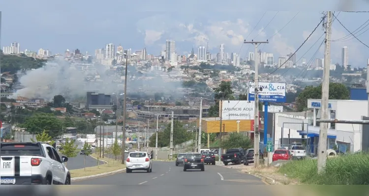 Número de incêndios ambientais em PG preocupa bombeiros