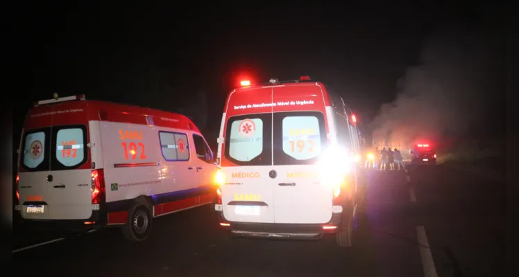 Motorista é internado com queimaduras após acidente em PG