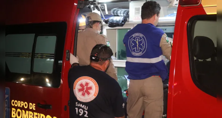 Motorista é internado com queimaduras após acidente em PG
