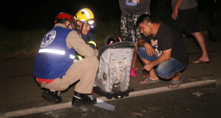 Acidente na BR-376 envolveu quatro veículos nessa madrugada