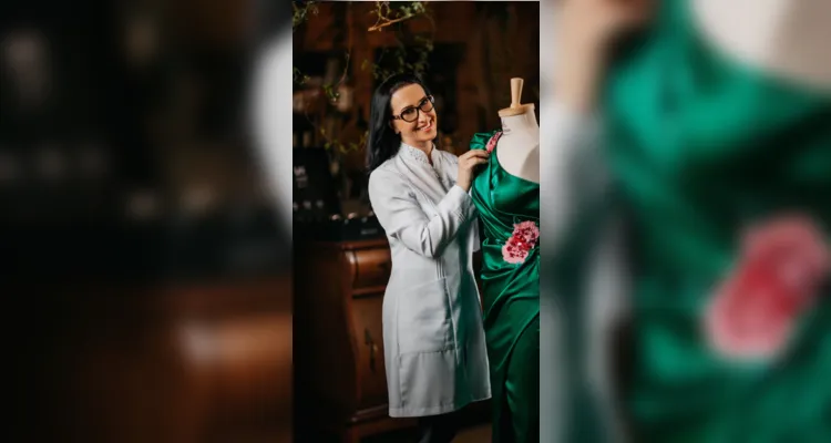 Habilidosa, Fernanda transforma o bordado em uma forma de expressão cultural.