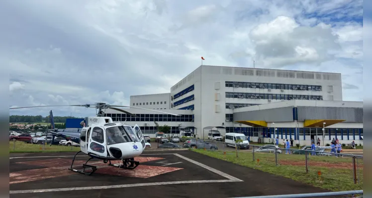 Adolescente fica ferido após grave acidente; aeromédico acionado