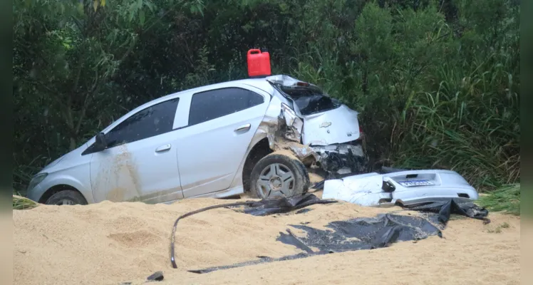 Acidente gera congestionamento de 8 km em PG; veja fotos