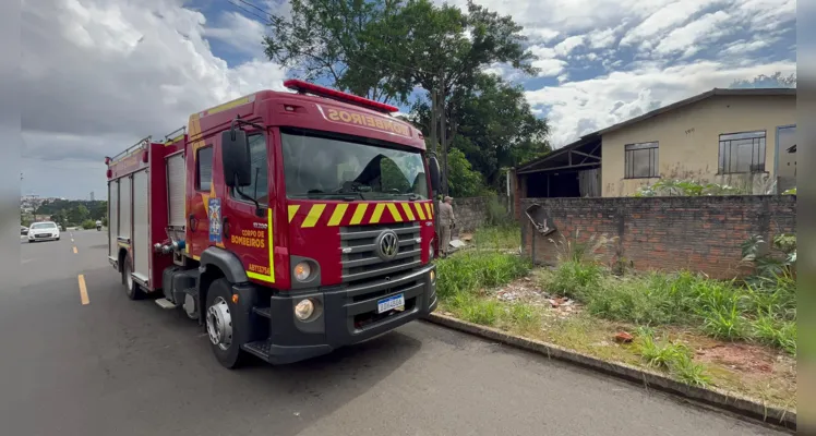 Os vizinhos informaram que não viram ninguém ateando fogo, mas a suspeita é que tenha sido criminoso. 