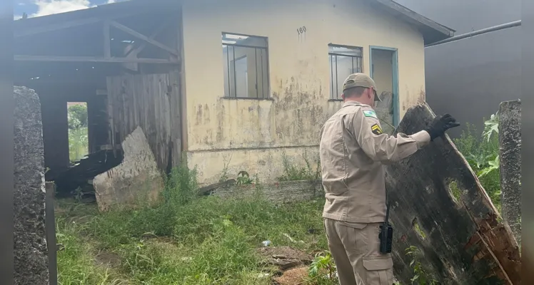 Os vizinhos informaram que não viram ninguém ateando fogo, mas a suspeita é que tenha sido criminoso. 