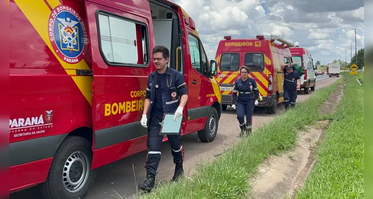 Vítima foi  foi encaminhada em estado grave para o Hospital Regional. 