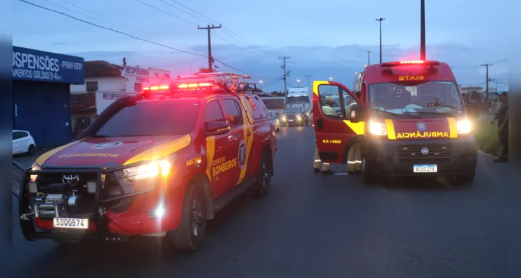 Acidente aconteceu na avenida Souza Naves