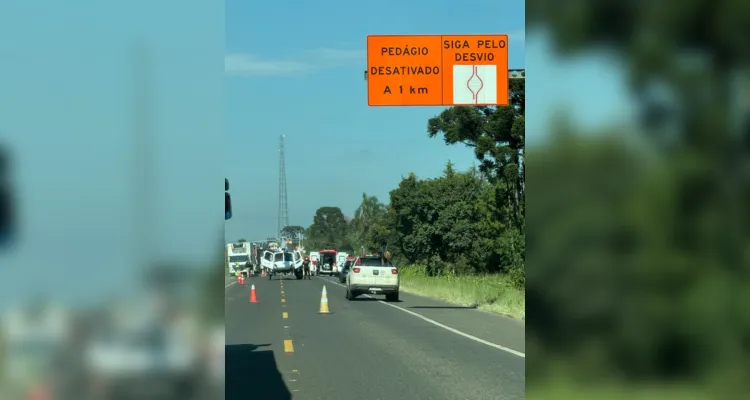 Grave acidente com óbito interdita BR-373 nesta sexta