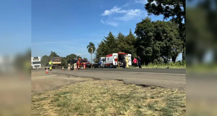 Grave acidente com óbito interdita BR-373 nesta sexta