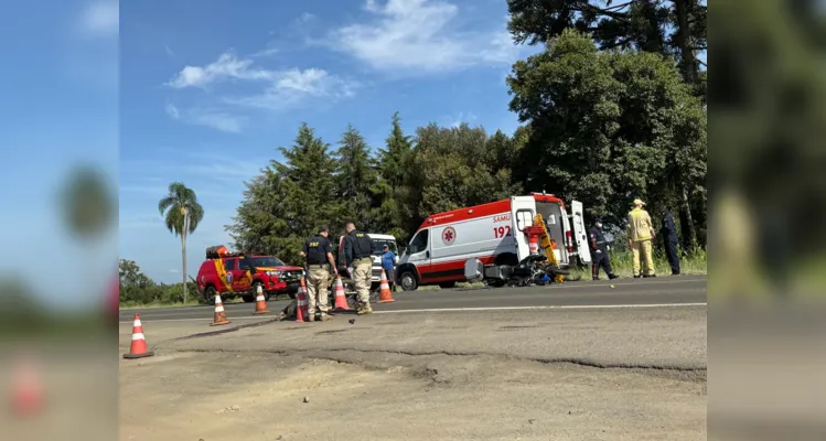 Grave acidente com óbito interdita BR-373 nesta sexta