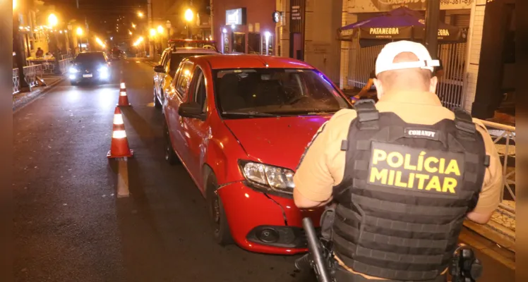 Jovem é atropelado na Avenida München em Ponta Grossa