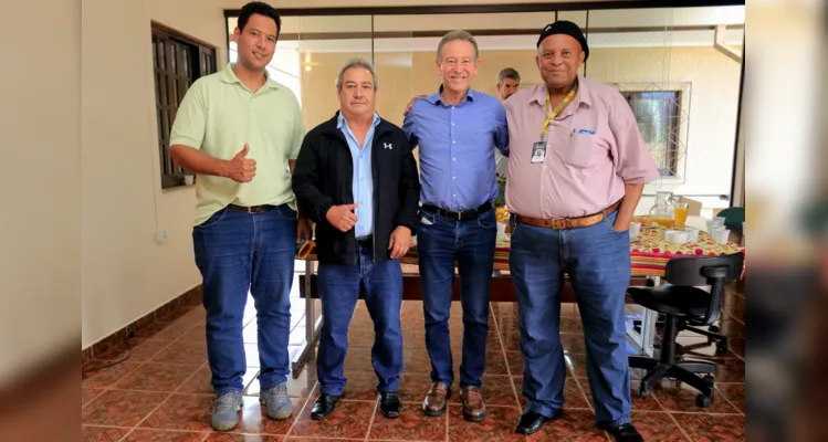 Deputado Estadual Professor Lemos visita Tibagi