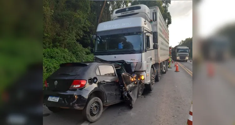 Acidente na BR-277, em Irati, deixa uma pessoa morta |