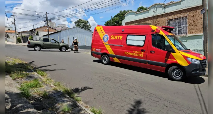 Acidente mobilizou equipes do Siate e da PM |