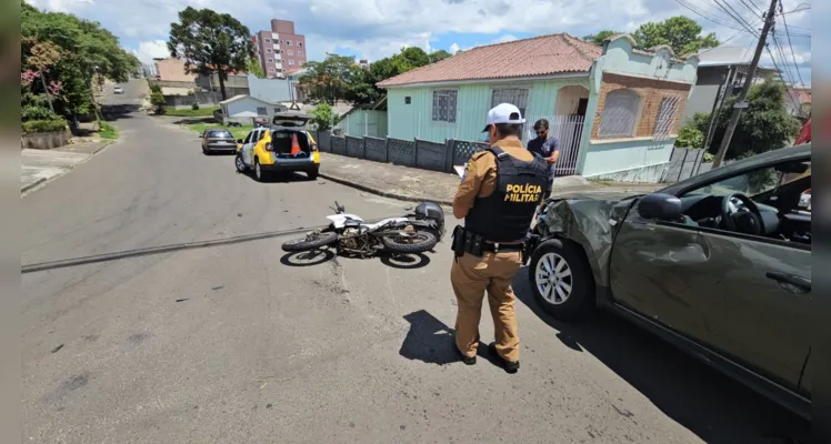 Acidente mobilizou equipes do Siate e da PM |