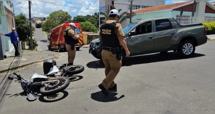 Acidente mobilizou equipes do Siate e da PM |