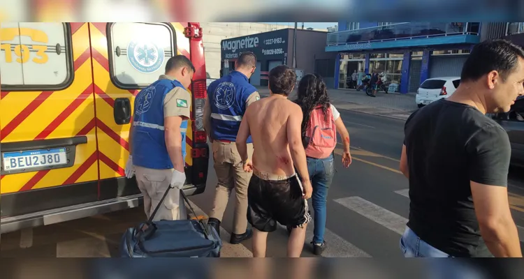 Acidente aconteceu na tarde desta quinta-feira (14) 