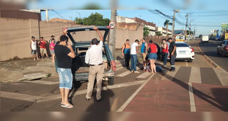 Acidente aconteceu na tarde desta quinta-feira (14) 
