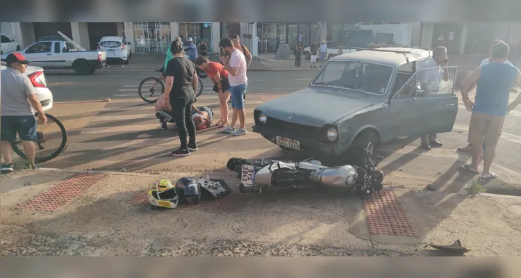 Acidente aconteceu na tarde desta quinta-feira (14) 