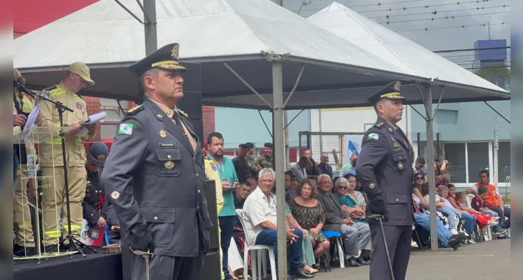 O Tenente-Coronel Guimarães Ferreira, a partir de agora, assumirá o setor pessoal do Grupamento de Bombeiros de Curitiba.