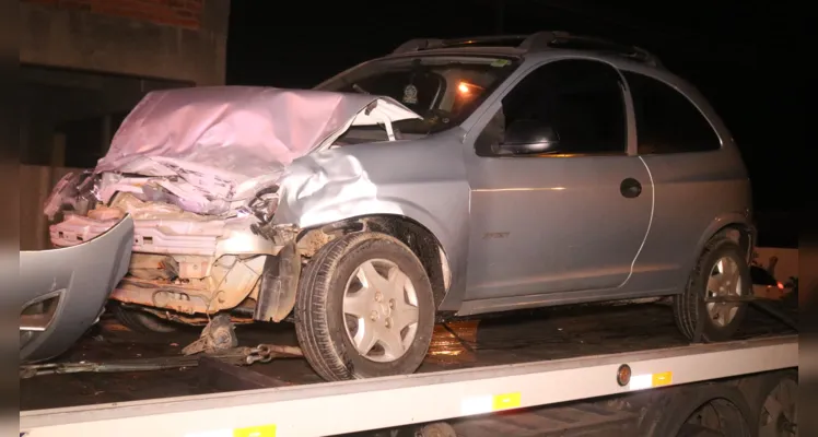 Acidente aconteceu na noite desta terça-feira (30)