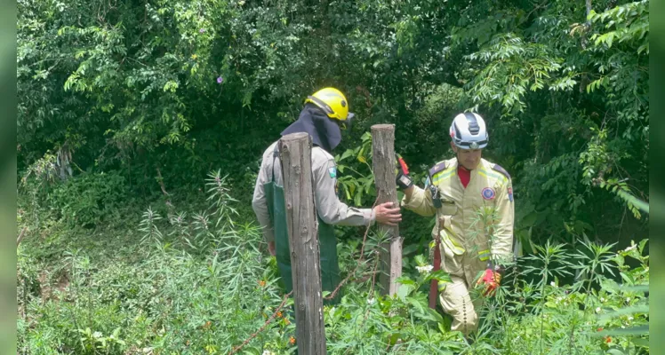 Bombeiros encontraram o corpo de João Gilmar do Prado nos fundos de atacadão do bairro Neves