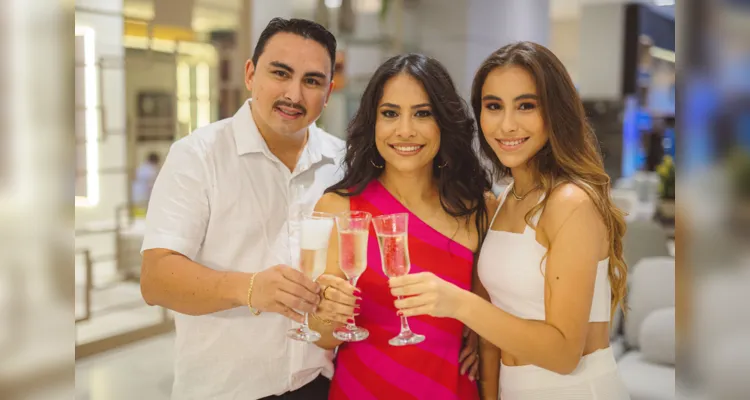 Alexandre Orellana, Suelly Santana e Maria Eduarda Santana
Orellana
