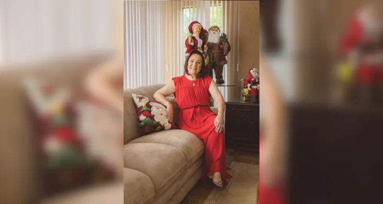 Nascida e criada nos Campos Gerais, constituiu família, e hoje desfruta ao lado do marido, dos 2 filhos e dos 7 netos
