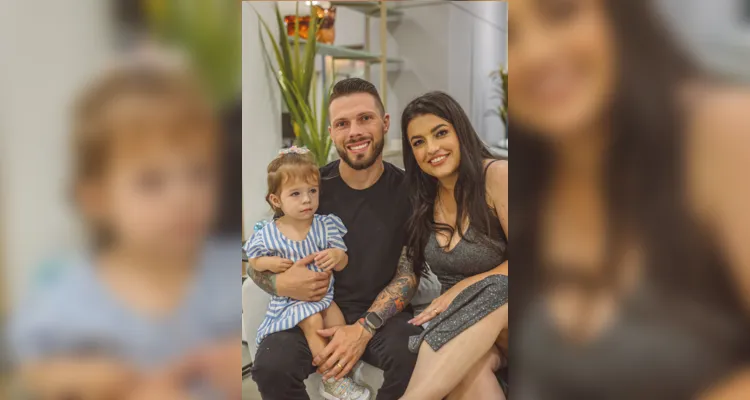 Rodrigo Giebeluka, Lorene Resseti Giebeluka e a pequena
Helena Resseti Giebeluka