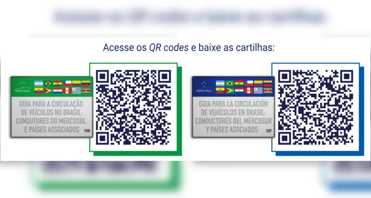 PRF lança cartilha de trânsito para motoristas do Mercosul