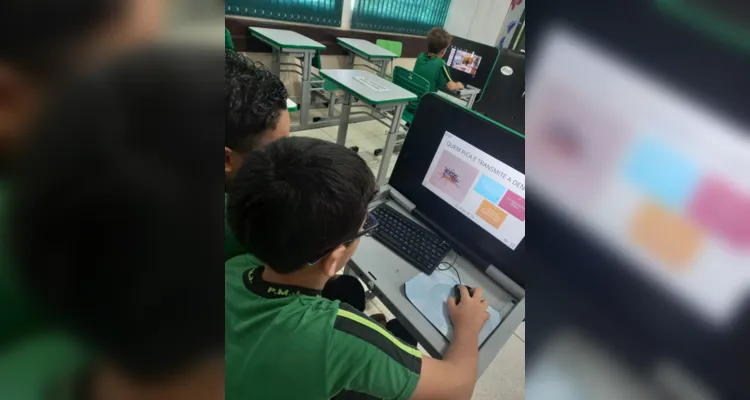 Registros mostram diversidade de momentos aplicados pelos educandos em sala de aula.