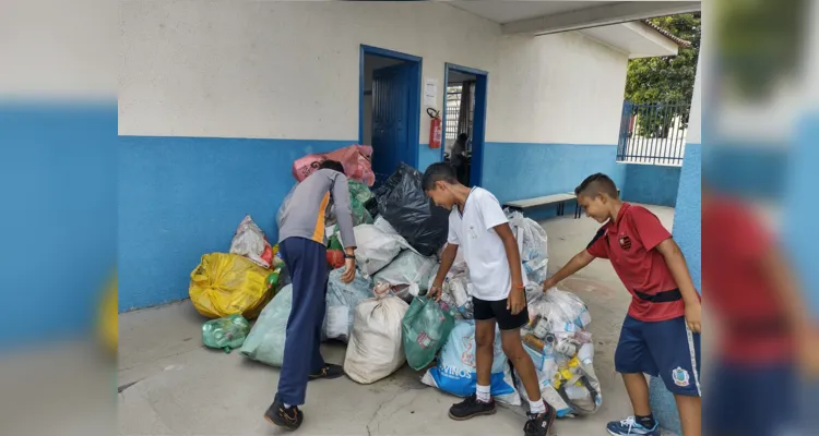 Diversos momentos oportunizaram questões de saúde e sustentabilidade por parte dos alunos.