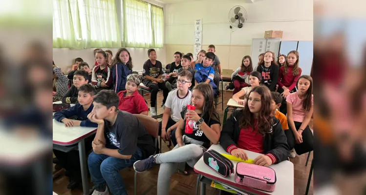 Proposta foi amplamente trabalhada em sala para conscientizar alunos desde cedo.