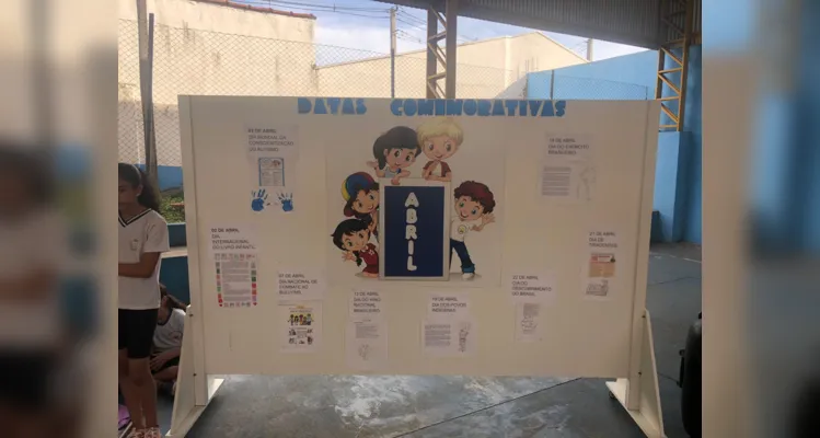 Desenvolvimento das ações iniciaram em sala e puderam ser apresentadas na escola.